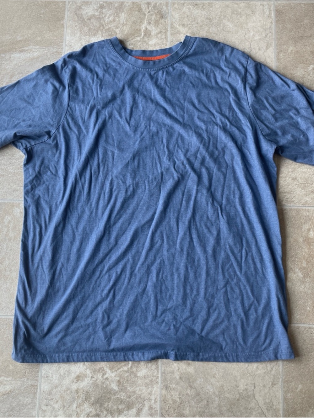 Boulder Creek 3XL Tall Blue Tee Big & Tall Oversized Heavyweight Shirt